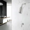 Bellegno Colonne de douche encastrée thermostatique MINIMALISTA acier brossé