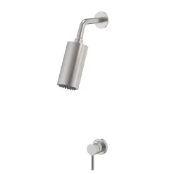 Bellegno Colonne de douche encastrée thermostatique MINIMALISTA acier brossé