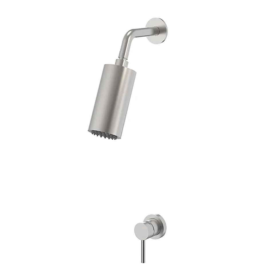 Bellegno Colonne de douche encastrée thermostatique MINIMALISTA acier brossé