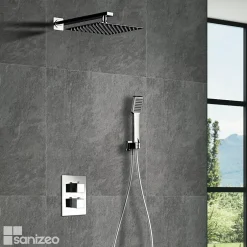 Imex Colonne de Douche Encastrée Anti-Calcaire Chrome CIES GPC009* Colonne De Douche Encastrable