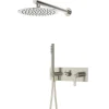 Essebagno Colonne de douche encastrée mécanique façon inox Molette