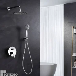 Imex Colonne de Douche Encastrée Anti-Calcaire Chrome BELGICA GPZ044
