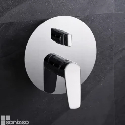 Imex Colonne de Douche Encastrée Anti-Calcaire Chrome BELGICA GPZ044