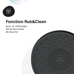 Am.Pm Europe Colonne de douche et bain baignoire thermostatique Système de douche avec mitigeur thermostatique Noir, F07XA422 X-Joy AM.PM* Colonne De Douche Thermostatique
