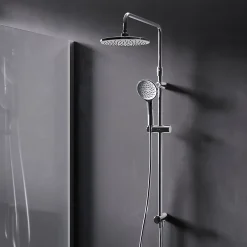 Am.Pm Europe Colonne de douche et bain baignoire sans robinet, Système de douche Chromé F07TA000 Hit AM.PM
