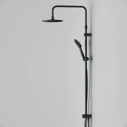 Am.Pm Europe Colonne de douche et bain baignoire sans robinet Gem Noir F0790022 AM.PM