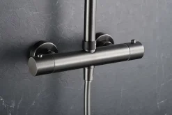 Imex Products Colonne de douche externe CURVED Thermostatique Canon de fusilChroméNoir matCanon de fusilOr brosséOr rose brossé Colonne de douc* Colonne De Douche Encastrable