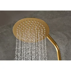 Imex Products Colonne de douche externe CURVED Thermostatique Canon de fusilChroméNoir matCanon de fusilOr brosséOr rose brossé Colonne de douc* Colonne De Douche Encastrable