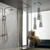 Imex Products Colonne de douche externe CURVED Mitigeur monocommande Or rose brosséChroméNoir matCanon de fusilOr brosséOr rose brossé Colonne* Colonne De Douche Encastrable