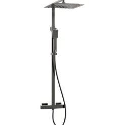 Essebagno Colonne de douche gun métal avec thermostatique 300 Quartos* Colonne De Douche Thermostatique