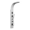 Vente-unique Colonne de douche hydromassante - Argenté - 20 x 150 cm - TYRA* Colonne De Douche Mécanique