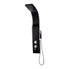 Vente-unique Colonne de douche hydromassante - noire - 20 x 132 cm - KOURBEA* Colonne De Douche Mécanique