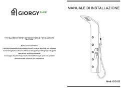 Laneri Colonne de douche hydromassage avec quatre fonctions en acier brossé* Colonne De Douche Hydromassante