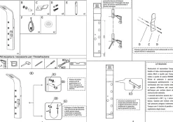 Laneri Colonne de douche hydromassage avec quatre fonctions en acier brossé* Colonne De Douche Hydromassante