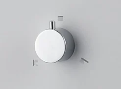 Essebagno Colonne de douche hydromassante mécanique avec pommeau + douchette + flexible blanc Esseflat