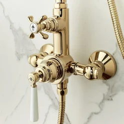 Jacob Delafon Colonne de douche Cléo 1889 or beige* Colonne De Douche Mécanique