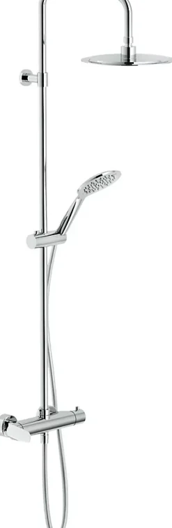 Nobili Colonne de douche mécanique chromé - pomme de douche diam. 24 cm