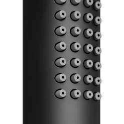 GoodHome Colonne de douche mécanique encastrée en laiton massif finition noir mat, Owens
