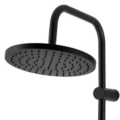 GoodHome Colonne de douche mécanique noire Cavally* Colonne De Douche Mécanique