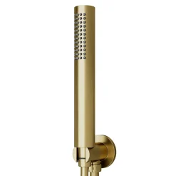 GoodHome Colonne de douche mécanique encastrée en laiton massif finition satin, Owens