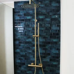 Essebagno Colonne de douche mécanique or brossé 300 Delice II