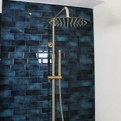 Essebagno Colonne de douche mécanique or brossé 300 Delice II