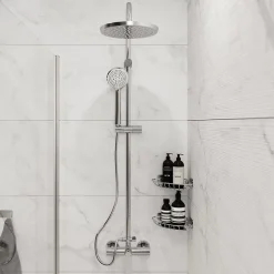 GoodHome Colonne de douche mécanique Cavally* Colonne De Douche Mécanique