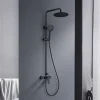 Poalgi Colonne de douche mécanique avec barre extensible SKY BATH noir cristal PVD série GLORY* Colonne De Douche Mécanique