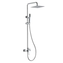 Poalgi Colonne de douche mécanique avec barre extensible SKY BATH chromé série INFINITE* Colonne De Douche Mécanique