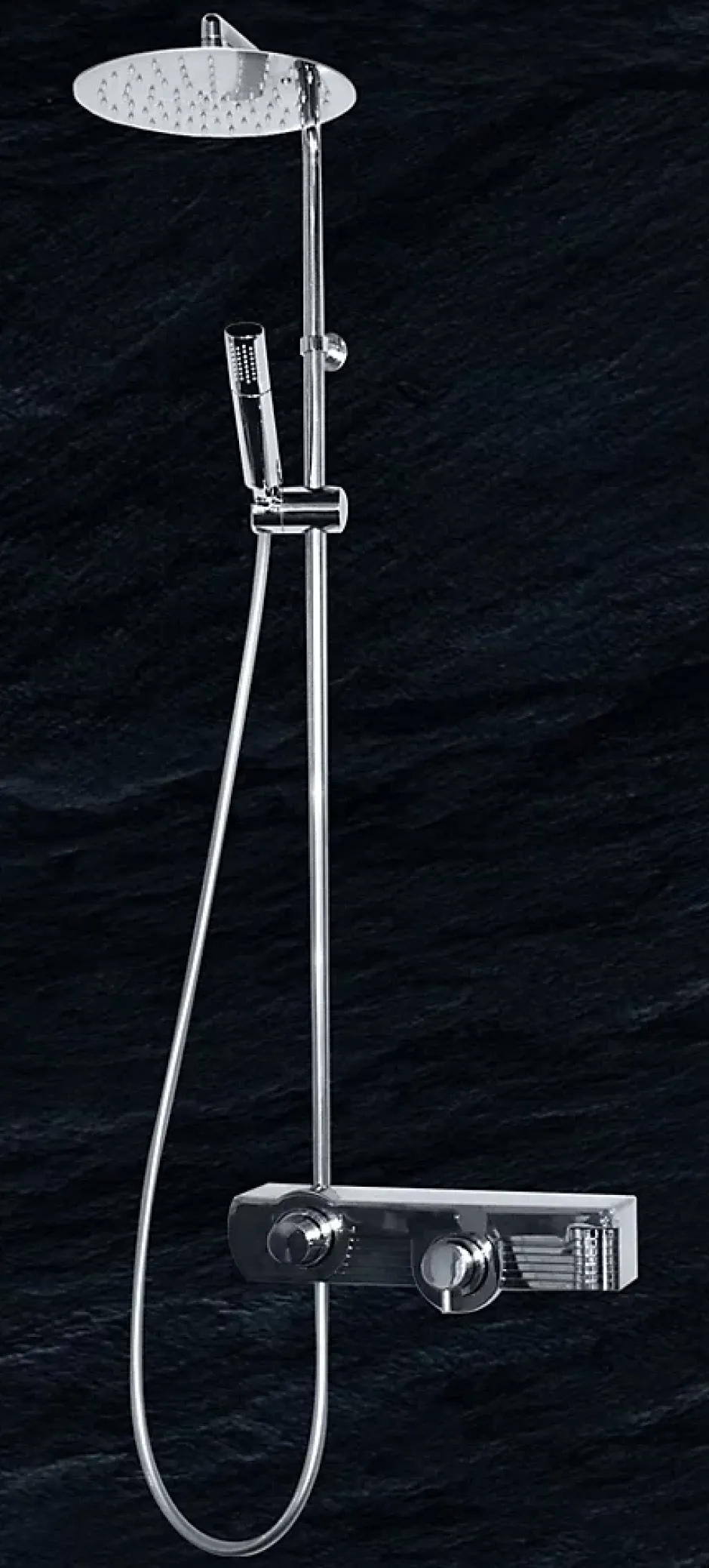 Drop Colonne de Douche Mitigeur Thermostatique JOLLY Satinee