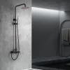 Imex Products Colonne de douche monocommande noir mat et or rose en acier et laiton* Colonne De Douche Encastrable
