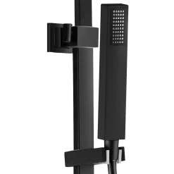 Essebagno Colonne de douche noire avec mitigeur mécanique Kiara