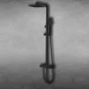 Laneri COLONNE DE DOUCHE PONT EN ACIER NOIR MAT, THERMOSTATIQUE
