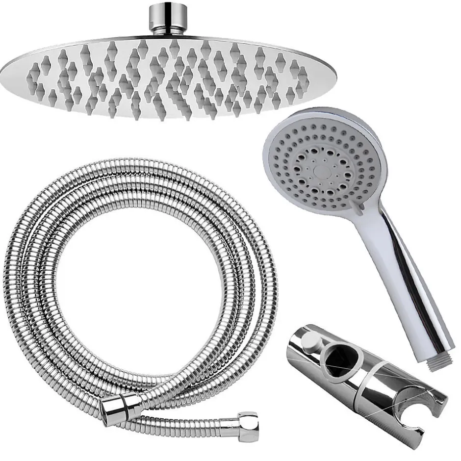 Kibath Colonne de douche ronde CAN monocommande, 83-126 cm, finition chrome poli, en laiton* Colonne De Douche Mécanique
