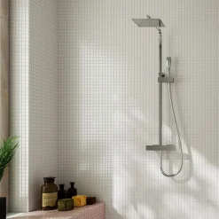 Clever Colonne de douche thermo extensible Nine Xtreme - 60135* Colonne De Douche Thermostatique