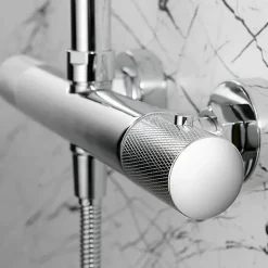 Imex Colonne de Douche Thermostatique Anti-Calcaire Chrome MONZA BTD038
