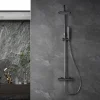 Imex Colonne de Douche Thermostatique Anti-Calcaire Black Gun Métal NAPOLES BTN047/BGM* Colonne De Douche Thermostatique