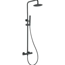 Imex Colonne de Douche Thermostatique Anti-Calcaire Black Gun Métal NAPOLES BTN047/BGM* Colonne De Douche Thermostatique