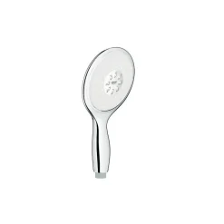 Grohe Colonne de douche thermostatique Rainshower System SmartControl Mono 360 Blanc/chromé + Tablette douche d'angle Start Cube