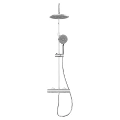 Colonne de douche thermostatique chrome Hanalei
