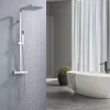 Homelody Colonne de Douche Thermostatique Ensemble de Douche Corps en Laiton Hauteur Réglable 855-1105mm Système de Douche* Colonne De Douche Thermostatique