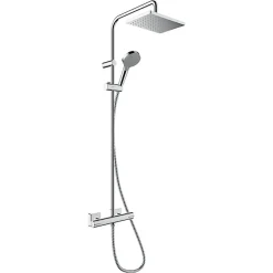 Hansgrohe Colonne de douche thermostatique Vernis Shape 230 Green chromé* Colonne De Douche Hydromassante