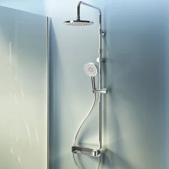 Am.Pm Europe Colonne de douche thermostatique, avec mitigeur thermostatique Système de douche avec robinet Chrome, F0785A600 X-Joy AM.PM