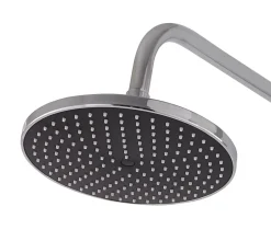 Cooke & Lewis Colonne de douche thermostatique effet chromé avec douchette et pommeau, Lidia