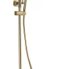 Edouard Rousseau Colonne de douche thermostatique laiton brossé, Doddy* Colonne De Douche Thermostatique