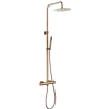 Hudor COLONNE DE DOUCHE THERMOSTATIQUE EN LAITON ROSÉ DORÉ (CUIVRE) SC418 COLLECTION PENEE* Robinet De Douche