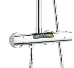 Edouard Rousseau Colonne de douche thermostatique chrome XL, Ekogest