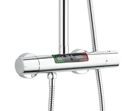 Edouard Rousseau Colonne de douche thermostatique chrome XL, Ekogest