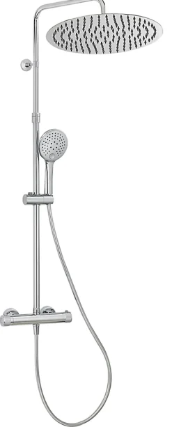 MTK Colonne de douche thermostatique chromée XL Deluxe 400* Colonne De Douche Thermostatique