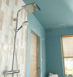 Hansgrohe Colonne de douche thermostatique Crometta E240* Colonne De Douche Thermostatique